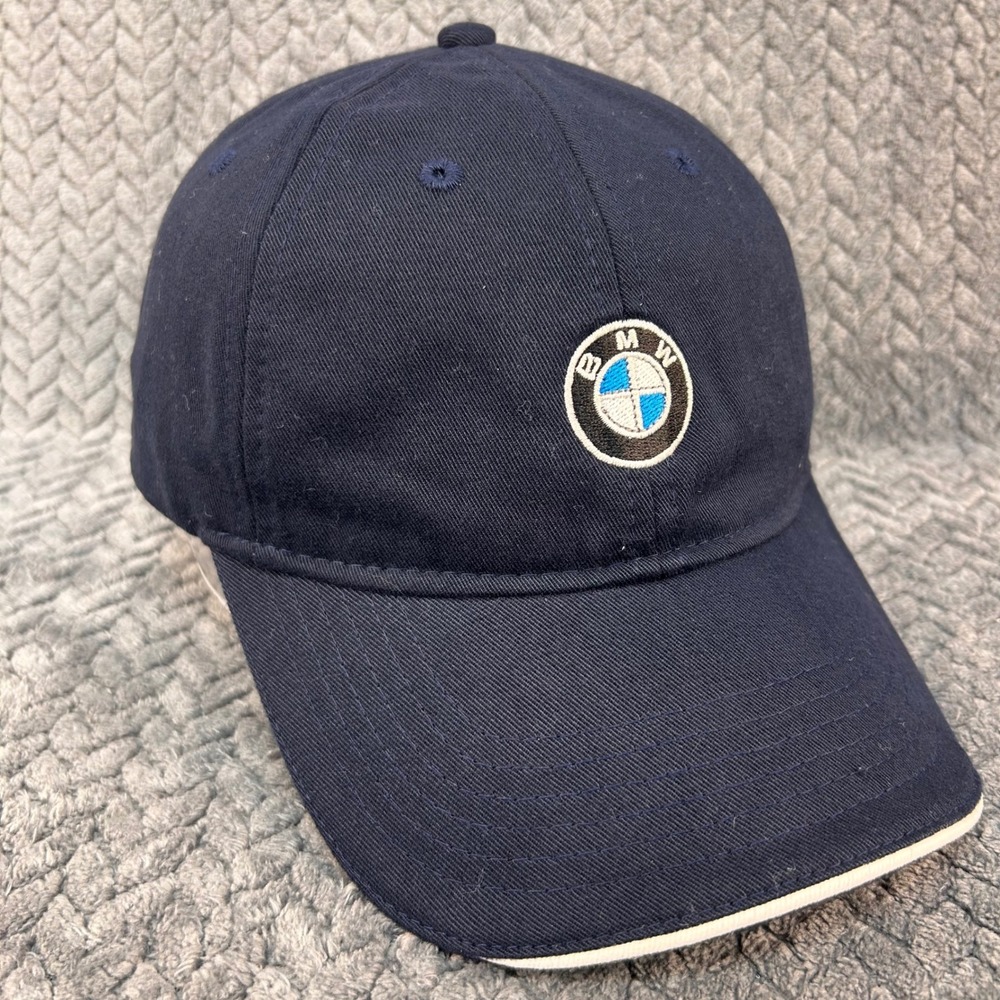 BMW Logo Unisex Navy Blue BMW Lifestyle Baseball Cap Recycled PET OSFM